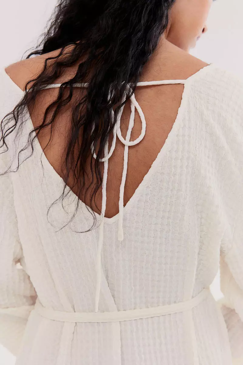 Crinkled jersey dress