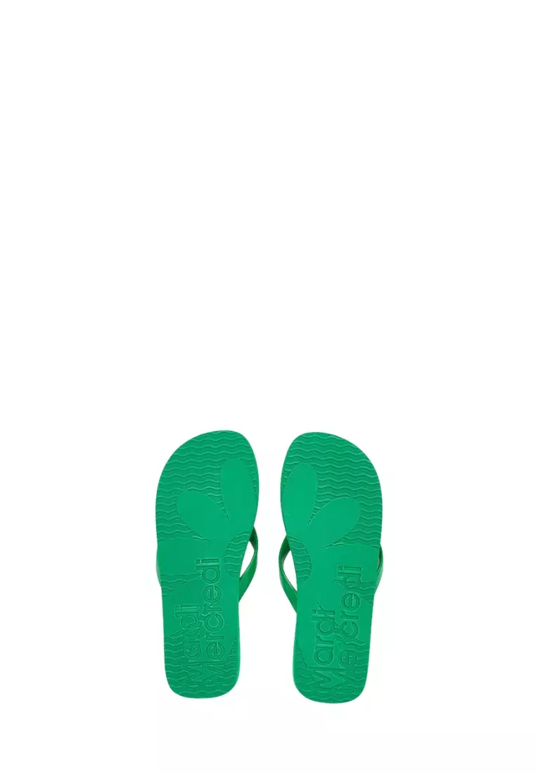 Flip Flops - Orange Green