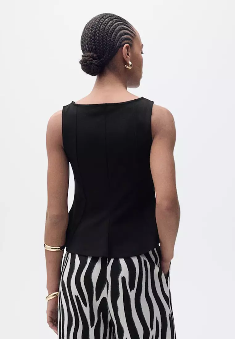 A-Line Boat Neck Top