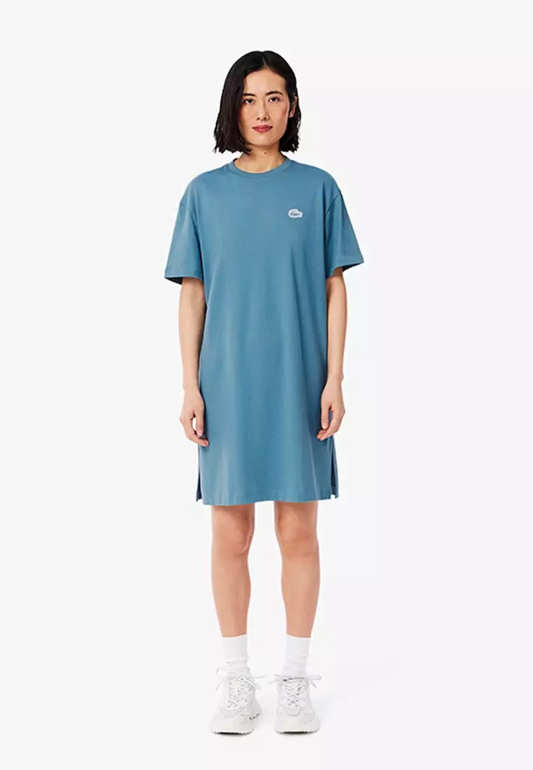 Oversized Cotton Jersey T-shirt Dress