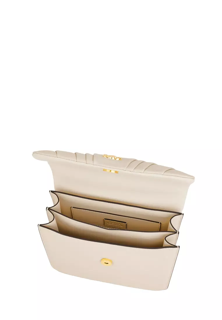 Beige Everyday Croissant Small Crossbody Bag