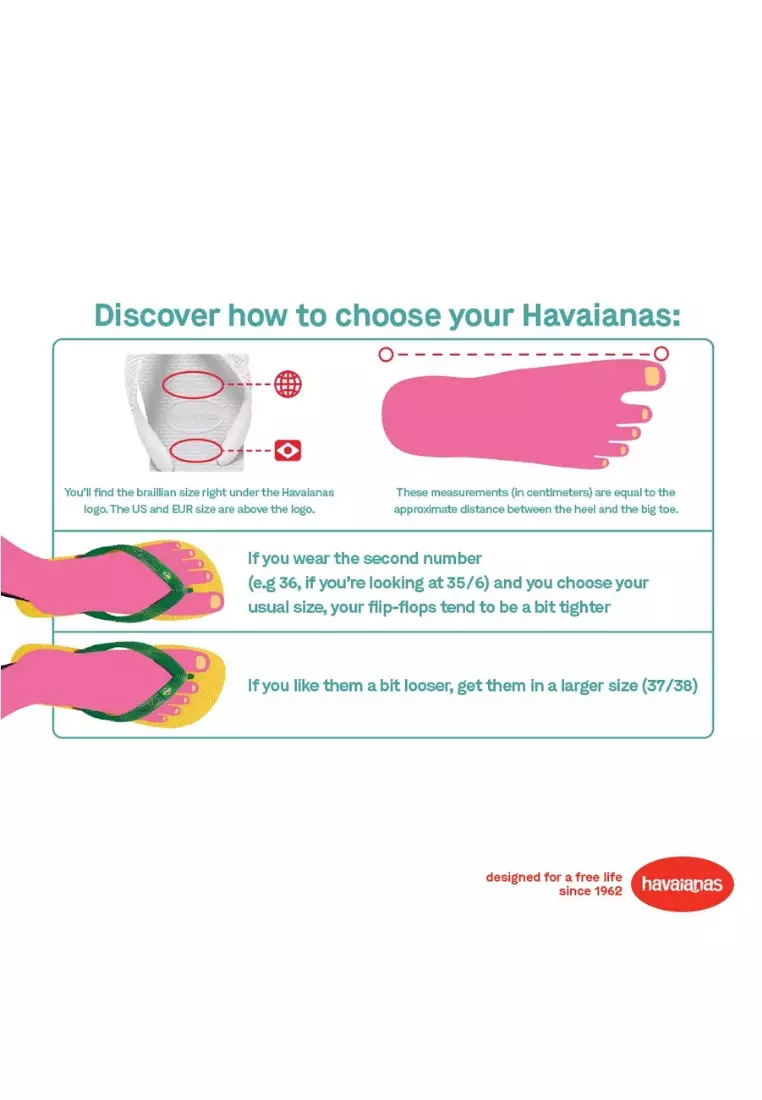 Havaianas Fantasia Style II Flip Flops-Ballet Rose