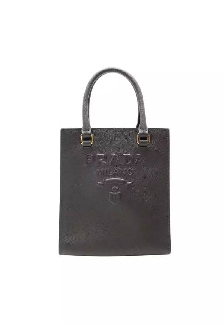 prada brown canvas bag