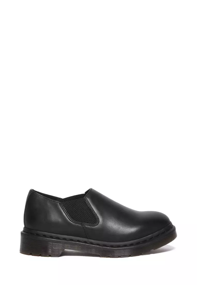 Discount on Dr. Martens  shoes - SKU: Louis Analine Leather Black Shoes Women