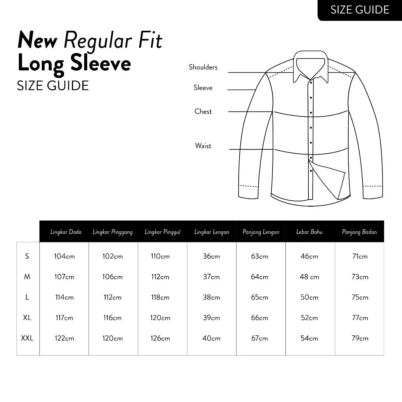 Regfit Radeva Ivory Kemeja Batik Pria Lengan Panjang