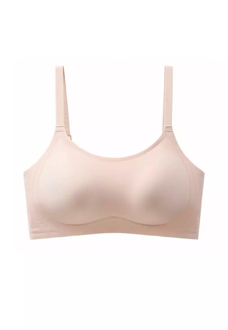 Premium Layla Seamless Wireless Bra in Nude