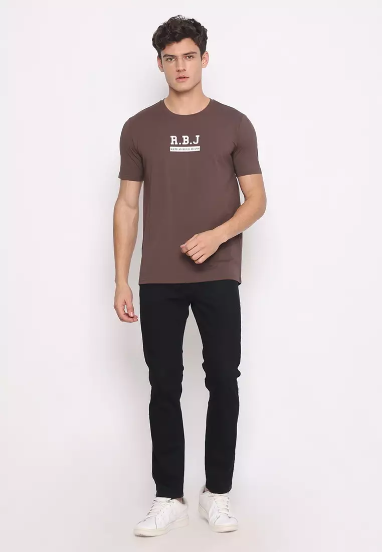 RBJ T-Shirt Cotton Spandex Pria 2562370021