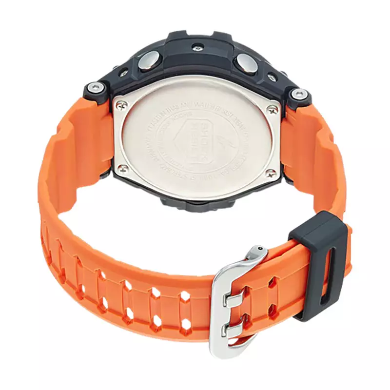 Jam Tangan Pria Casio G-Shock Gravitymaster GA-1000-4ADR G-Aviation Twin Sensor Digital Compass Orange Resin Band