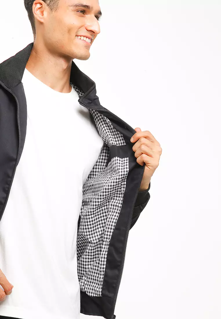 GRAHANGGRA Jaket Harington American Drill - Black