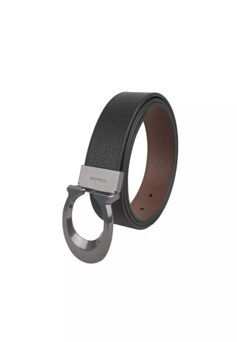 Signature Buckle Cut To Size Reversible Belt 38mm CQ013QBLVW