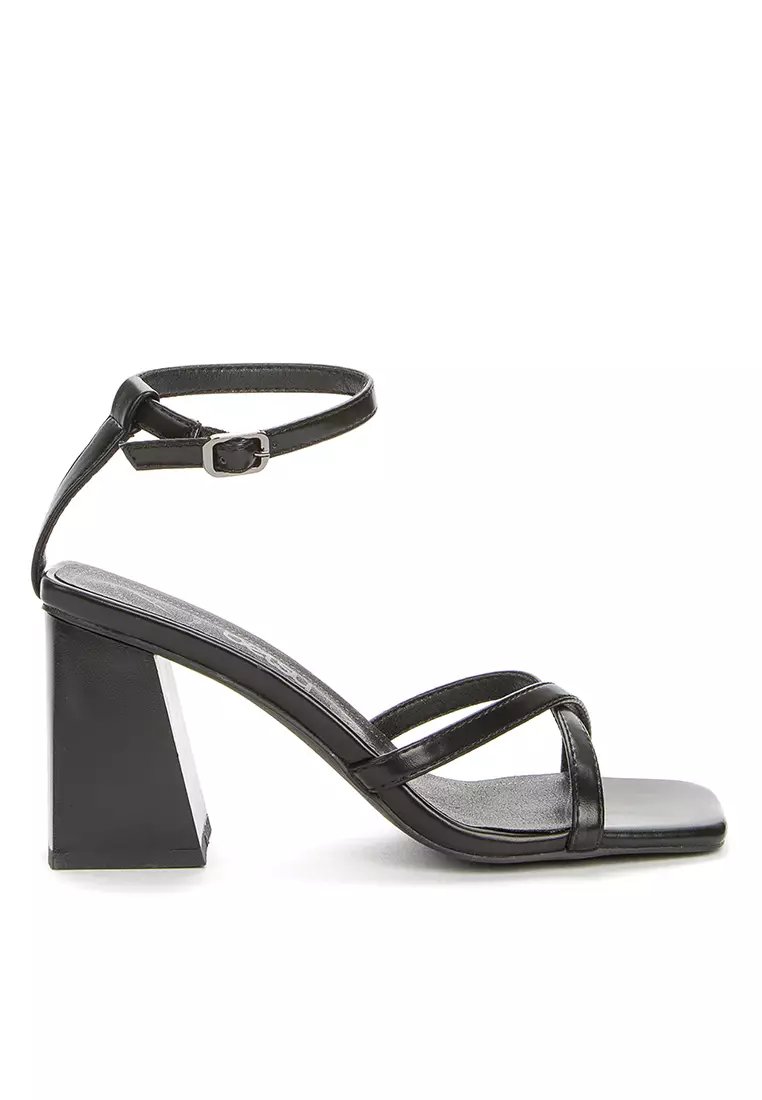 Discount on Betsy  shoes - SKU: Cath Ankle Strap Block Heels