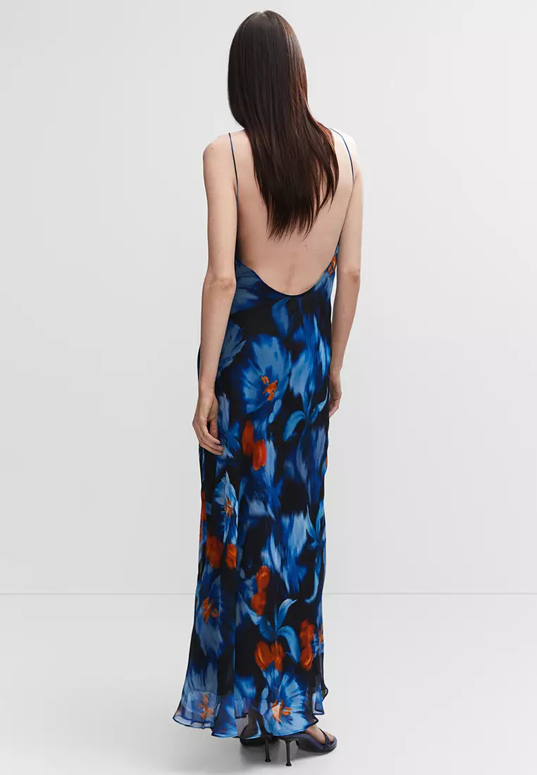 Buy Mango Flower Chiffon Dress 2024 Online ZALORA Philippines