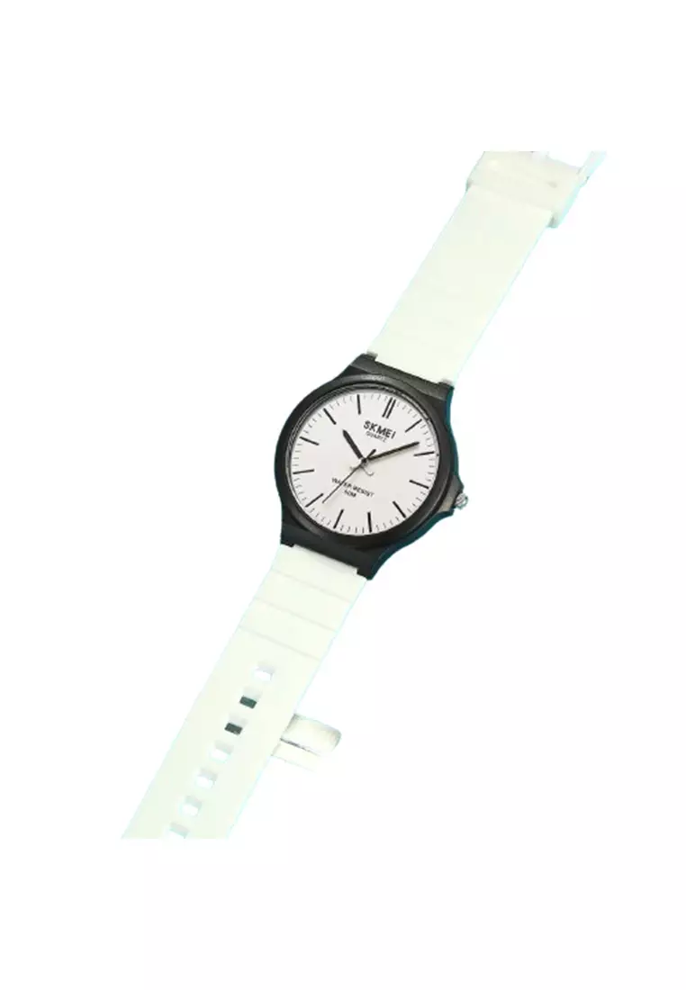Jam Tangan Pria Analog Sport Watch 2108 ORIGINAL - White