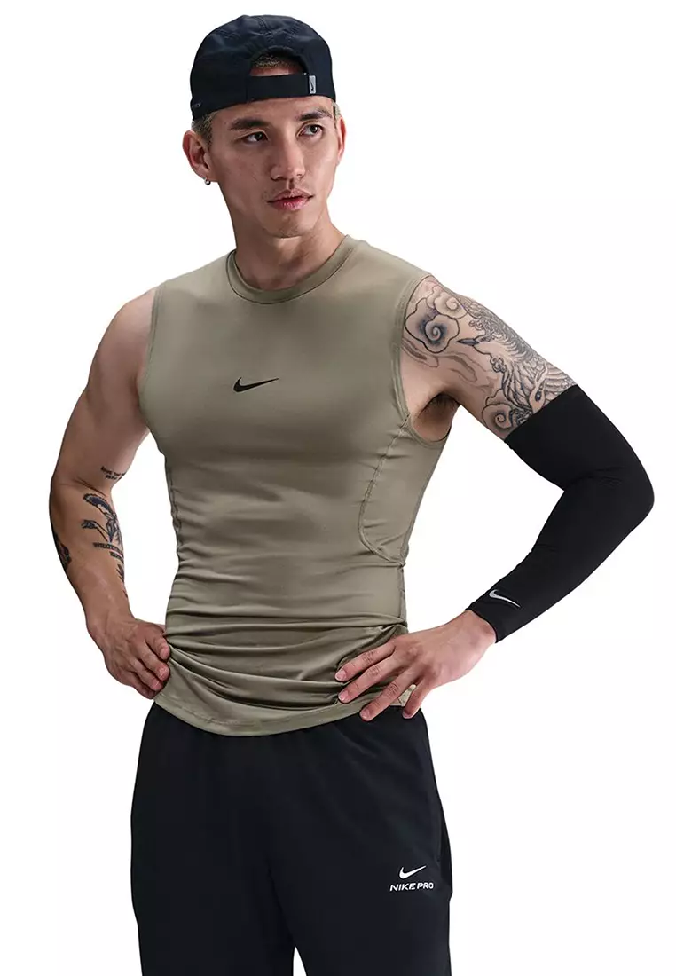 Jual Nike Pro Dri-FIT Tight Sleeveless Fitness Top Original 2025 ...