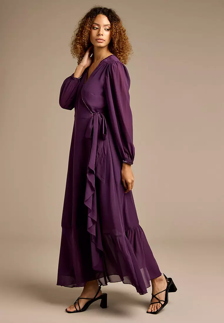 Monica Purple Maxi Dress