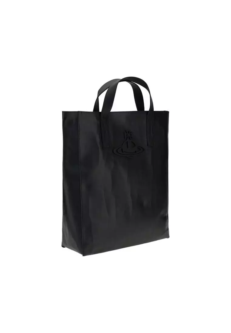 Vivienne Westwood Sarah Tote Bag with Embossed Logo 2025