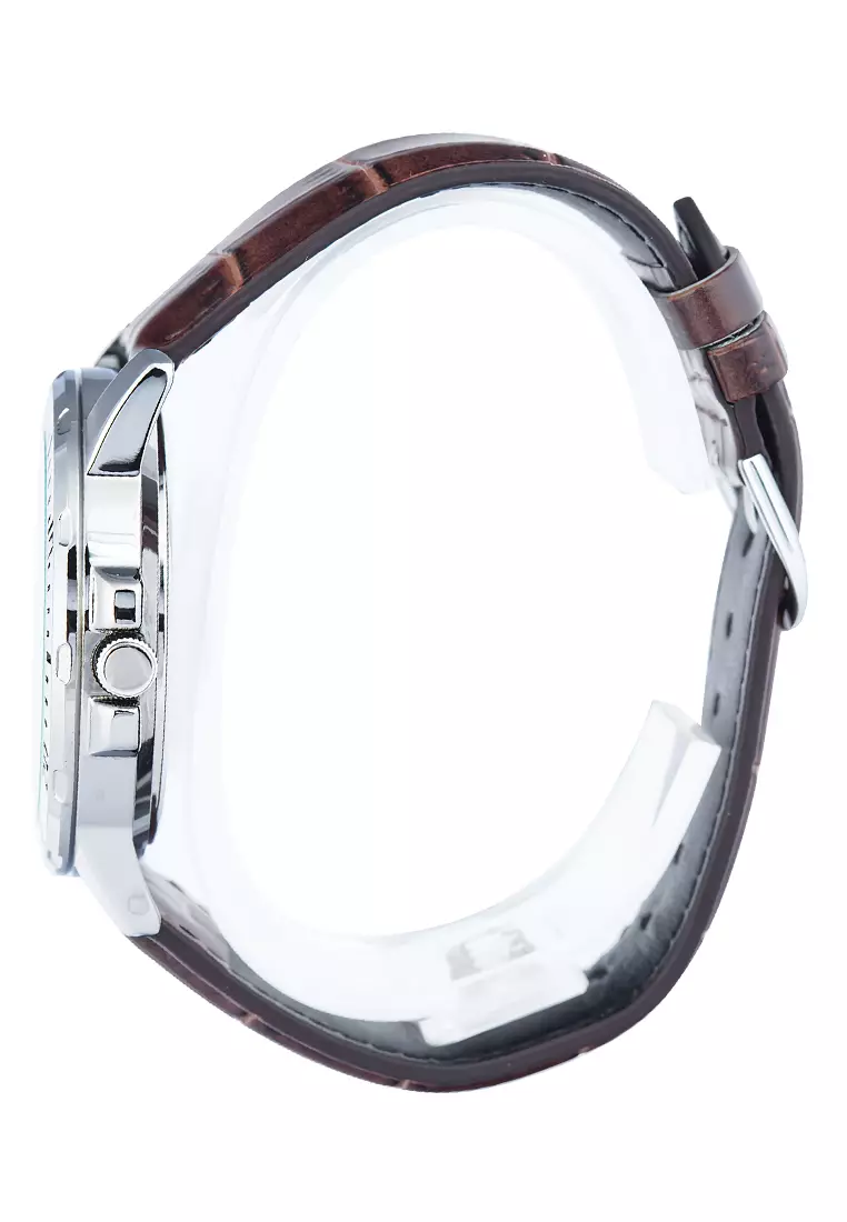Jam Tangan Analog Pria Casio Standard MTP-VD01L-7CV Brown Leather Strap