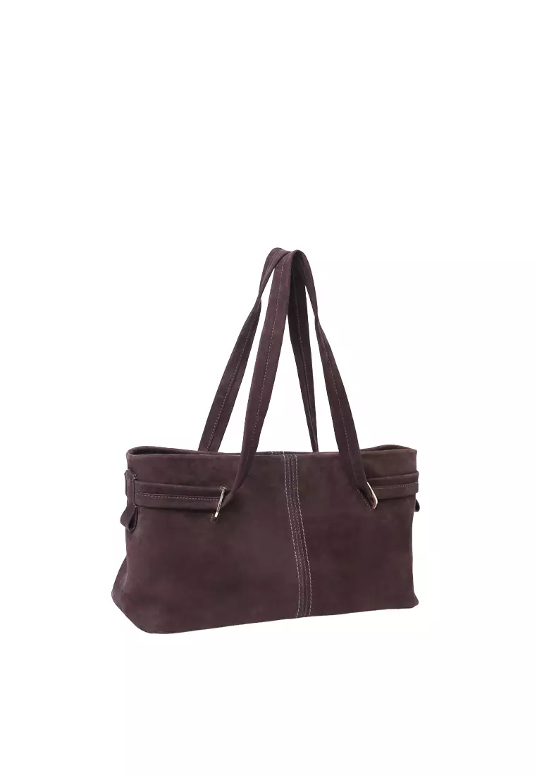 Empiricism Baguette 單肩袋 - 可可棕