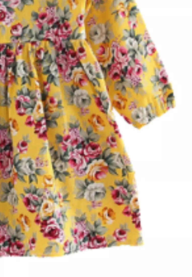 Sabrina Dress - Yellow