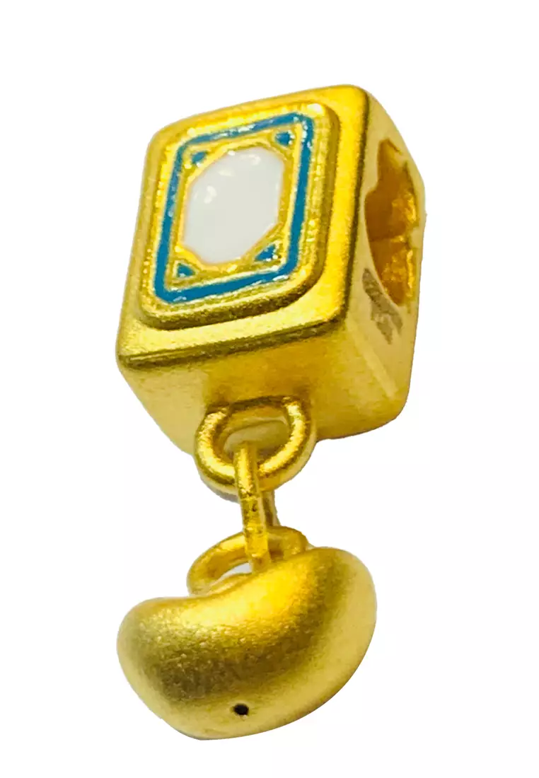 LITZ 999 (24K) Gold Charm EPC1183 (1.28g+/-)