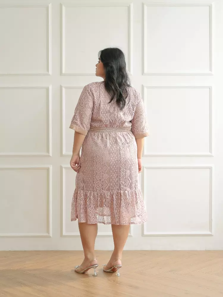 xtramiles Ladies dress monalisa dress dusty pink