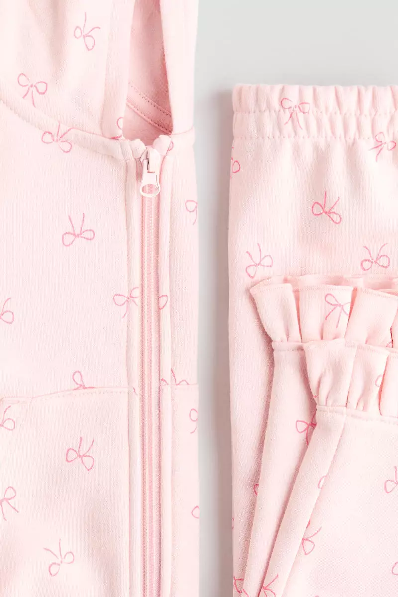 2-piece printed sweatshirt set