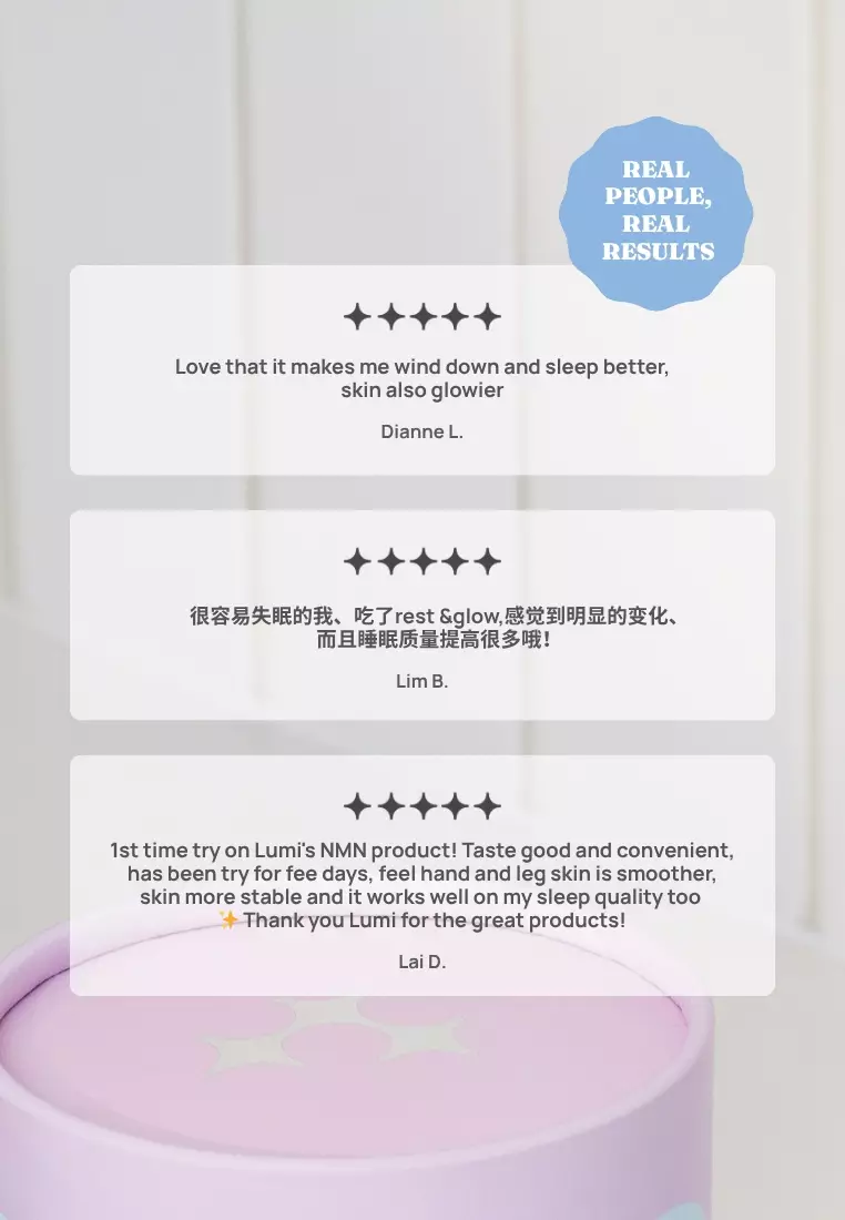LUMI NMN Rest & Glow - 1-Month Supply