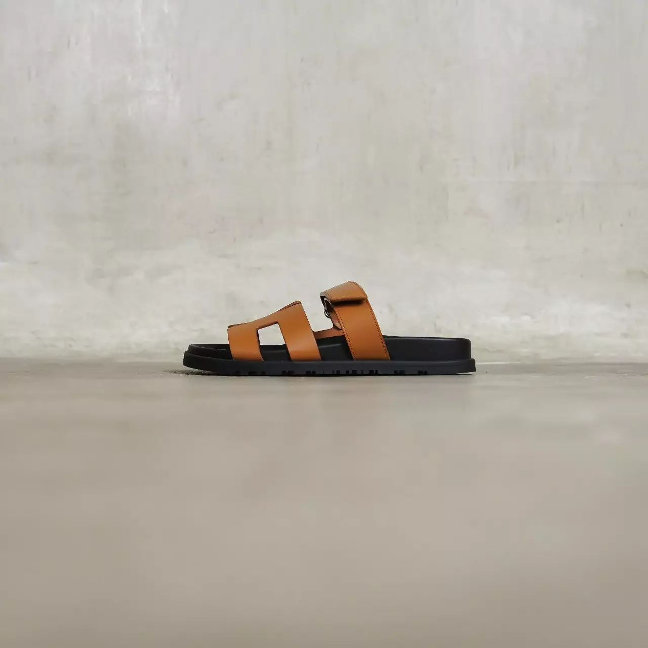 Sandal HERMES CHYPRE NATURAL BROWN SANDAL 100% ORIGINAL