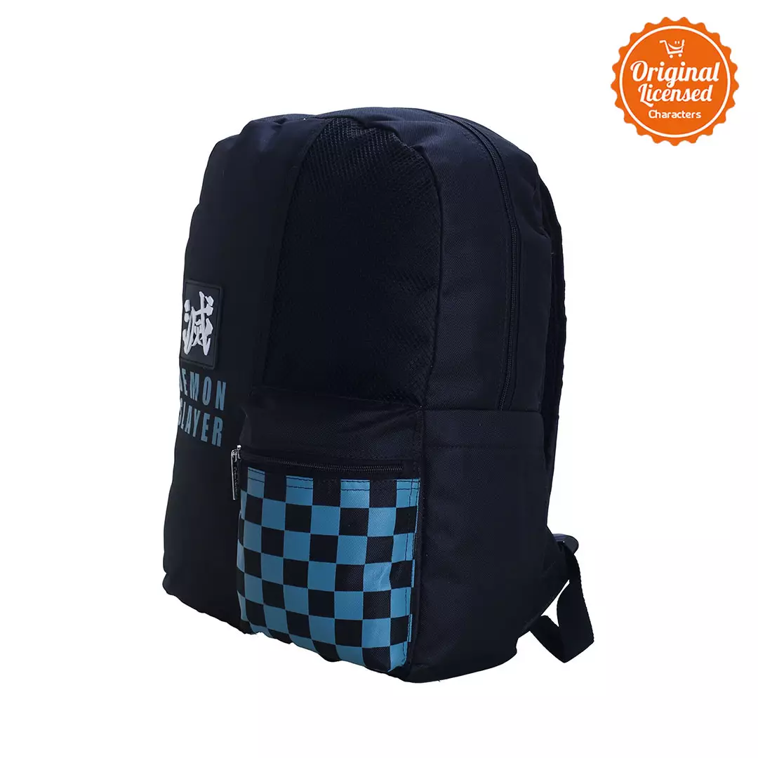 Demon Slayer Teen Bag XL Tas Remaja Black 42x30 cm (tulisan samping)