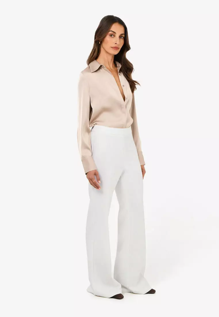 Belmore Crepe Flared Pants