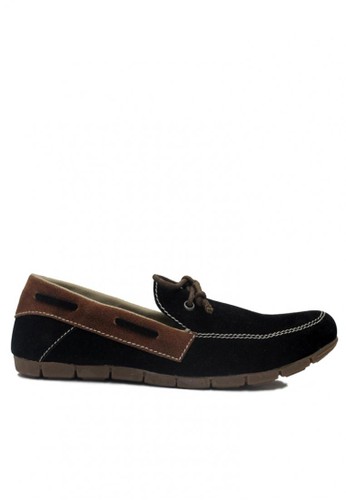 D-Island Shoes Casual Zapato Slip On Comfort Black