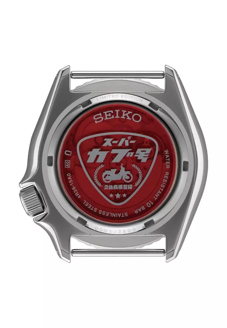 精工5 Sports 55週年本田Super Cub限量版自動腕錶SRPK37K1