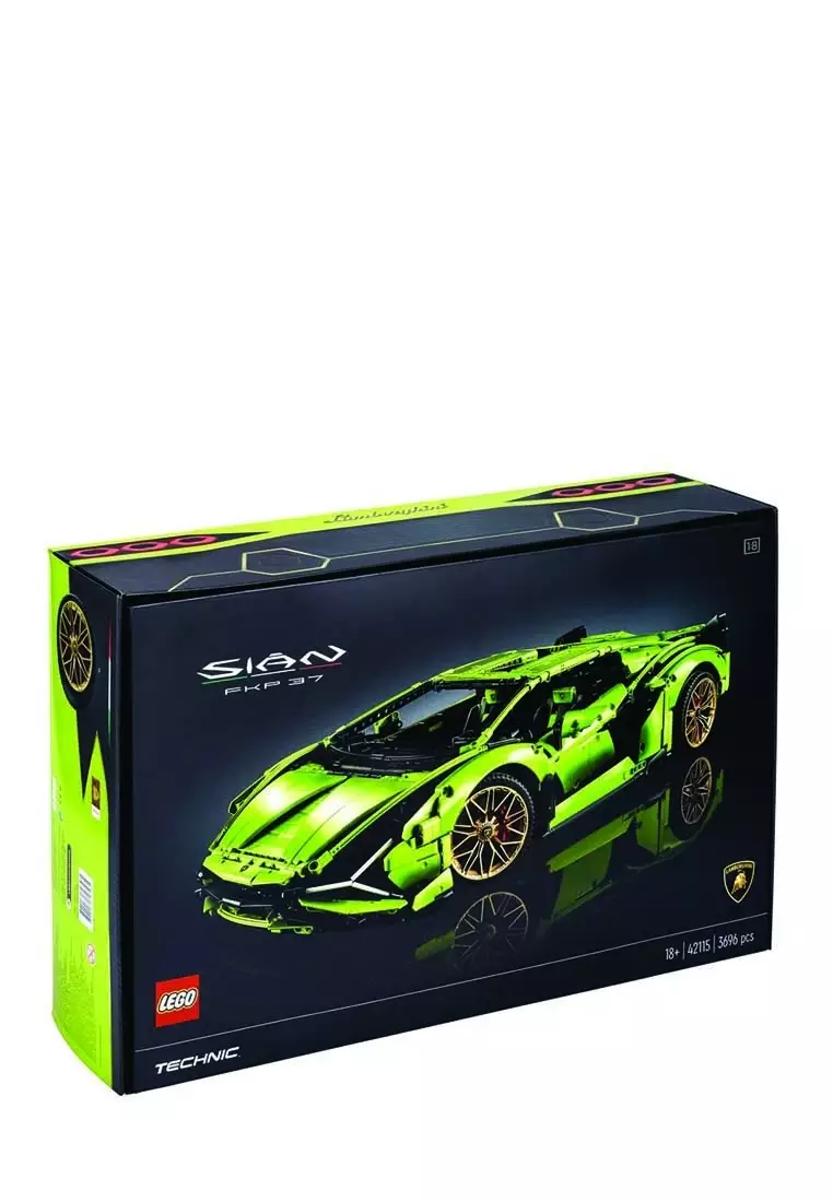 Technic 42115 Lamborghini Sián FKP 37, Age 18+, Building Blocks, 2020 (3696pcs)