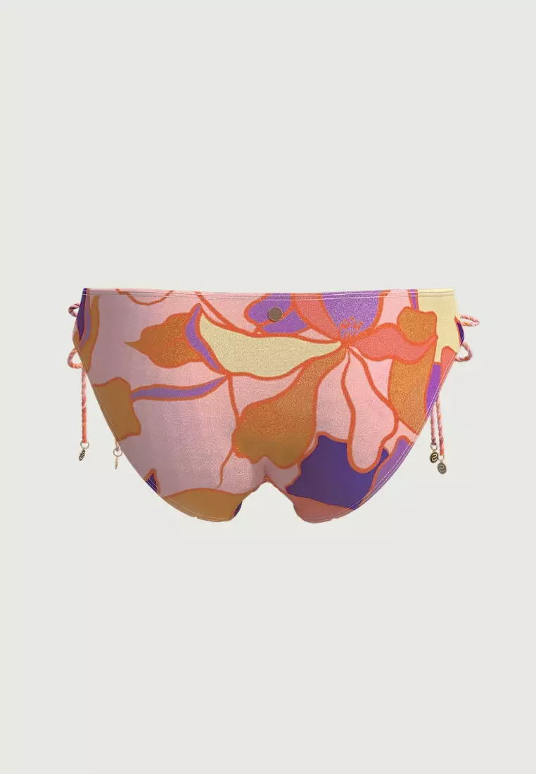 Waterlily粉紅色側綁經典泳褲