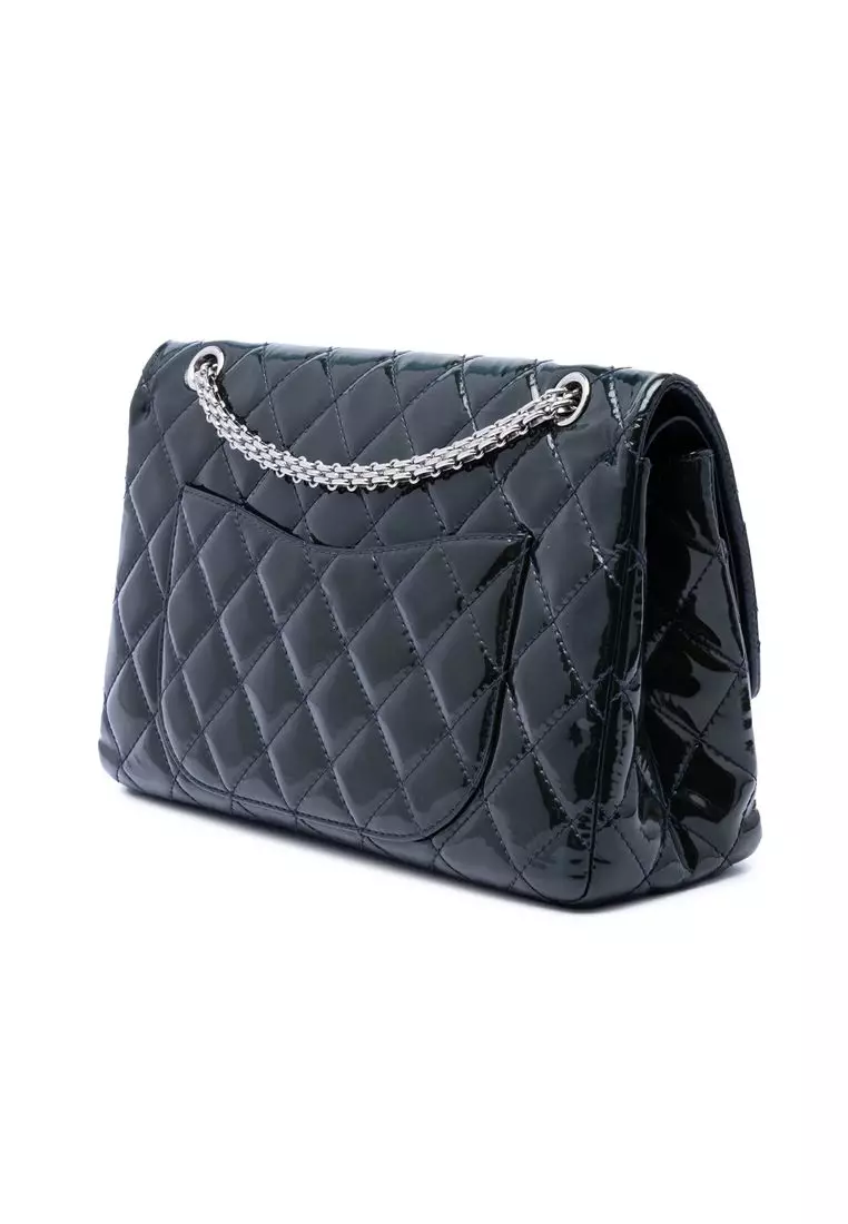 Pre-Loved Chanel Quilted Patent Reissue 2.55 Double Flap 227