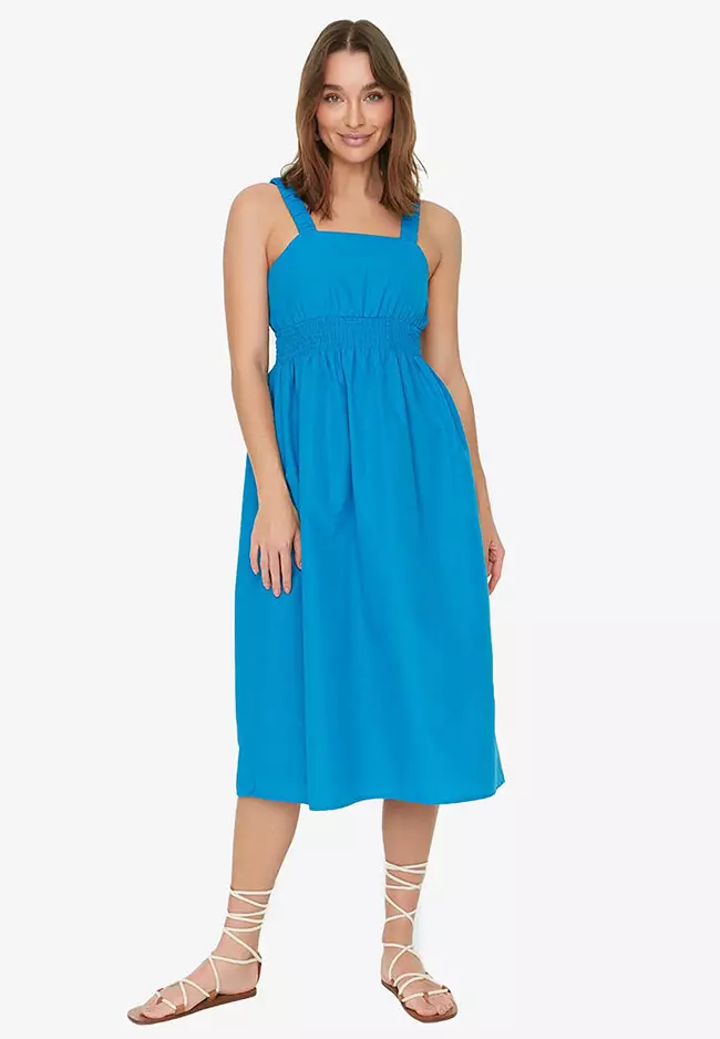 Buy Trendyol Blue Dress 2024 Online ZALORA Philippines