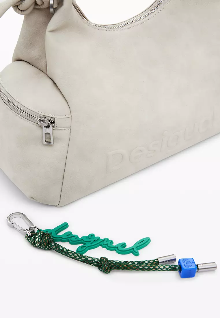 Medium 3D logo bag with ruched handle