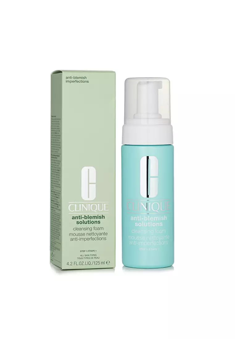 CLINIQUE - Anti-Blemish Solutions Cleansing Foam - For All Skin Types 125ml/4.2oz.
