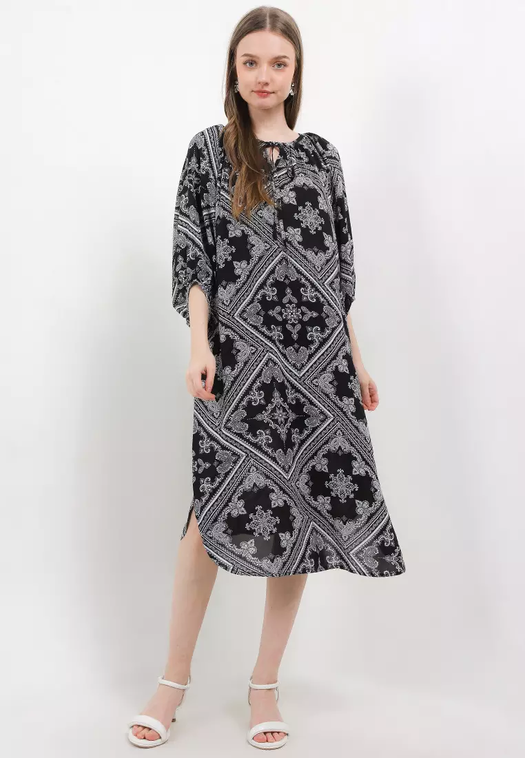 Paisley Print Maxi Dress
