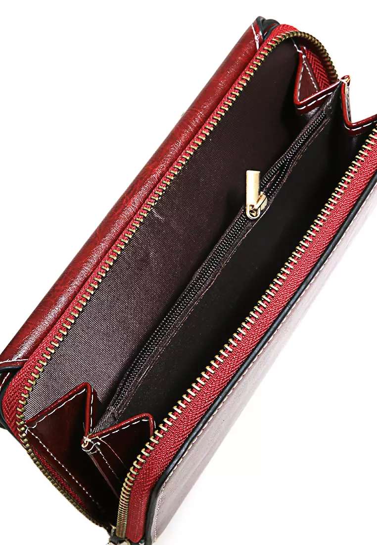 Dompet Pria Wanita Model Panjang Long Wallet Many Slot Material Leather ORIGINAL