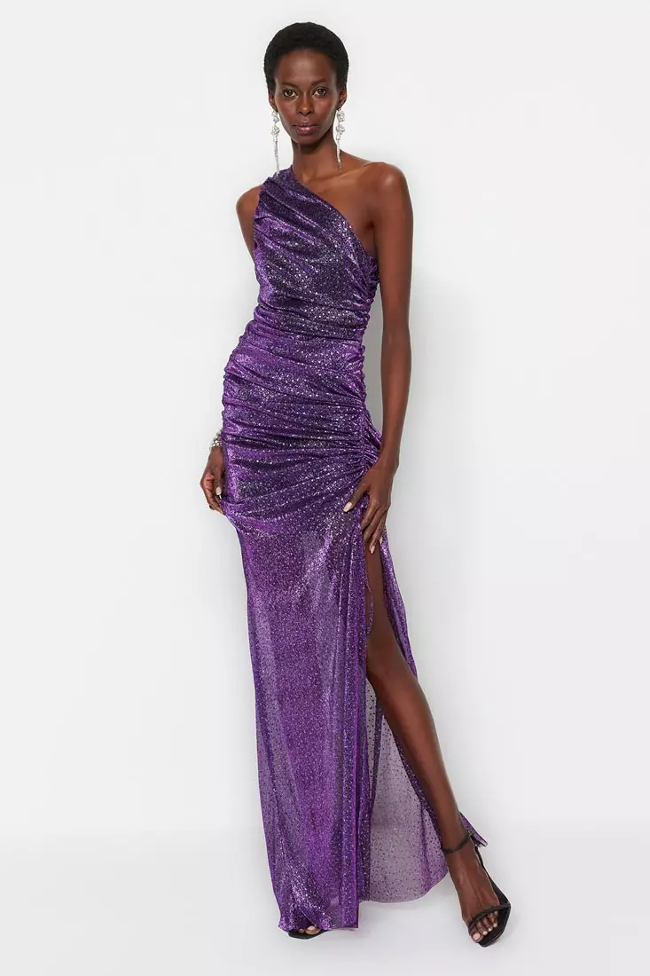 Purple top gown online