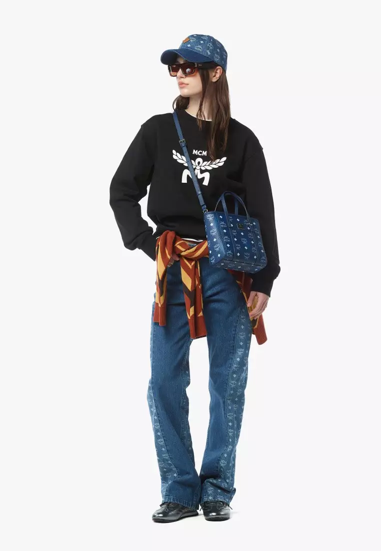 Toni Top-Zip Shopper in Visetos