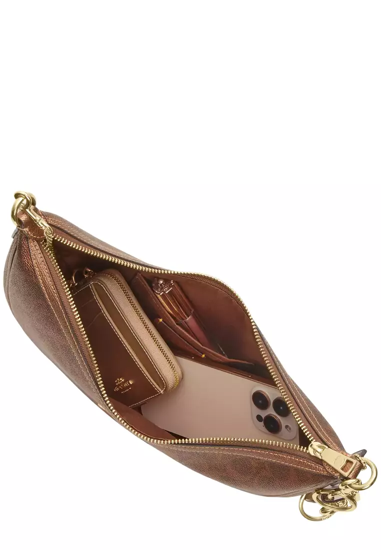Buy Coach Aria Shoulder Bag In Signature Canvas - Brown/ Copper