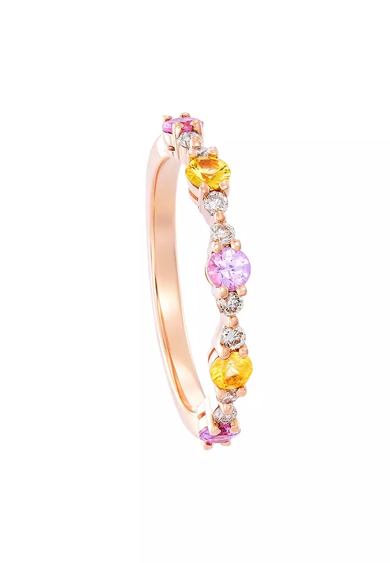 Buy yellow sapphire ring clearance online