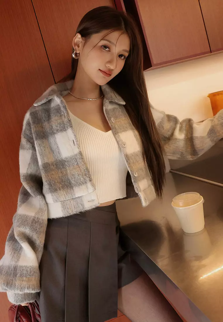 Cropped Knit Tank Top