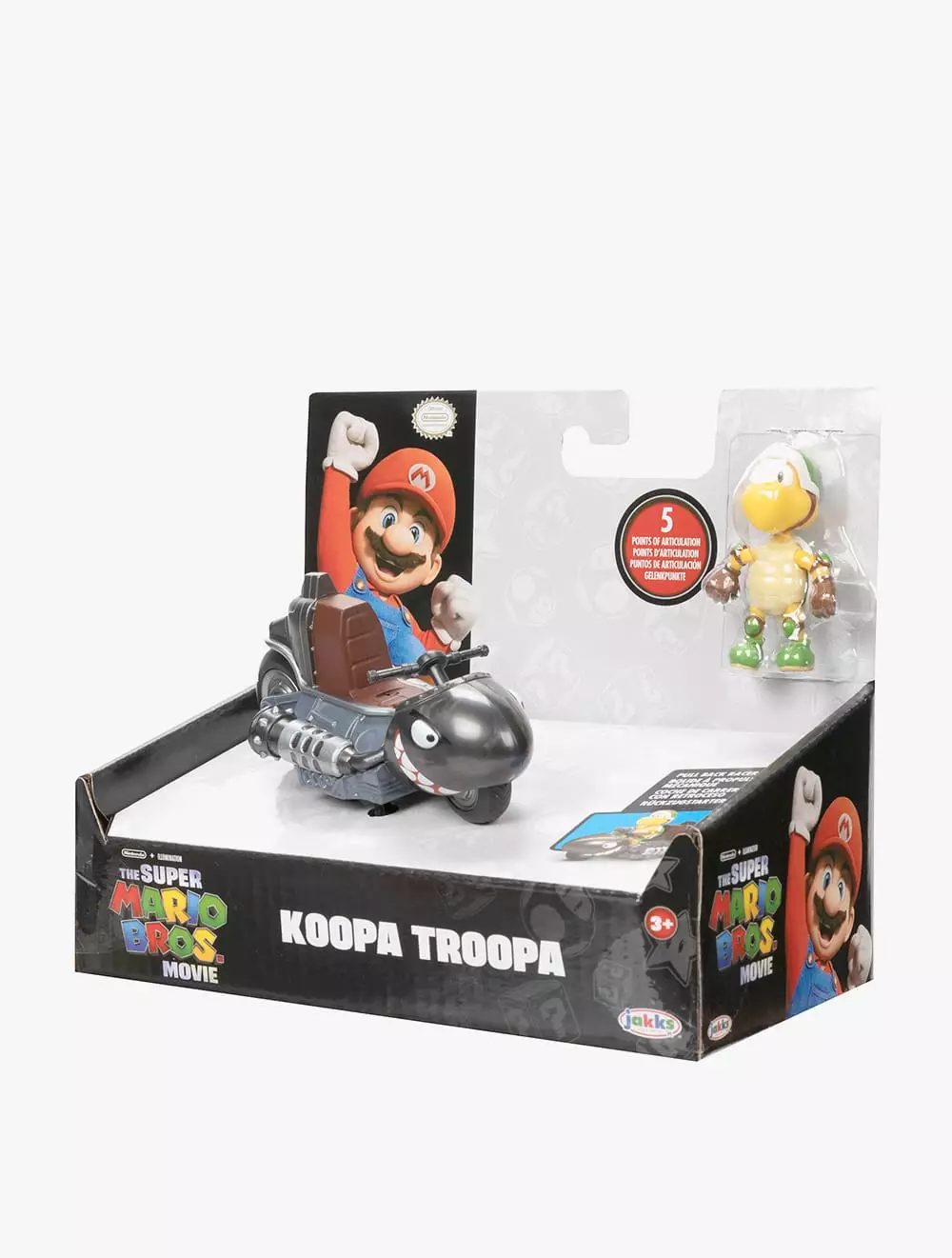 The Super Mario Bros Movie 2.5” Figure with Pull Back Racer – Koopa Troopa - NTM41771I - multi