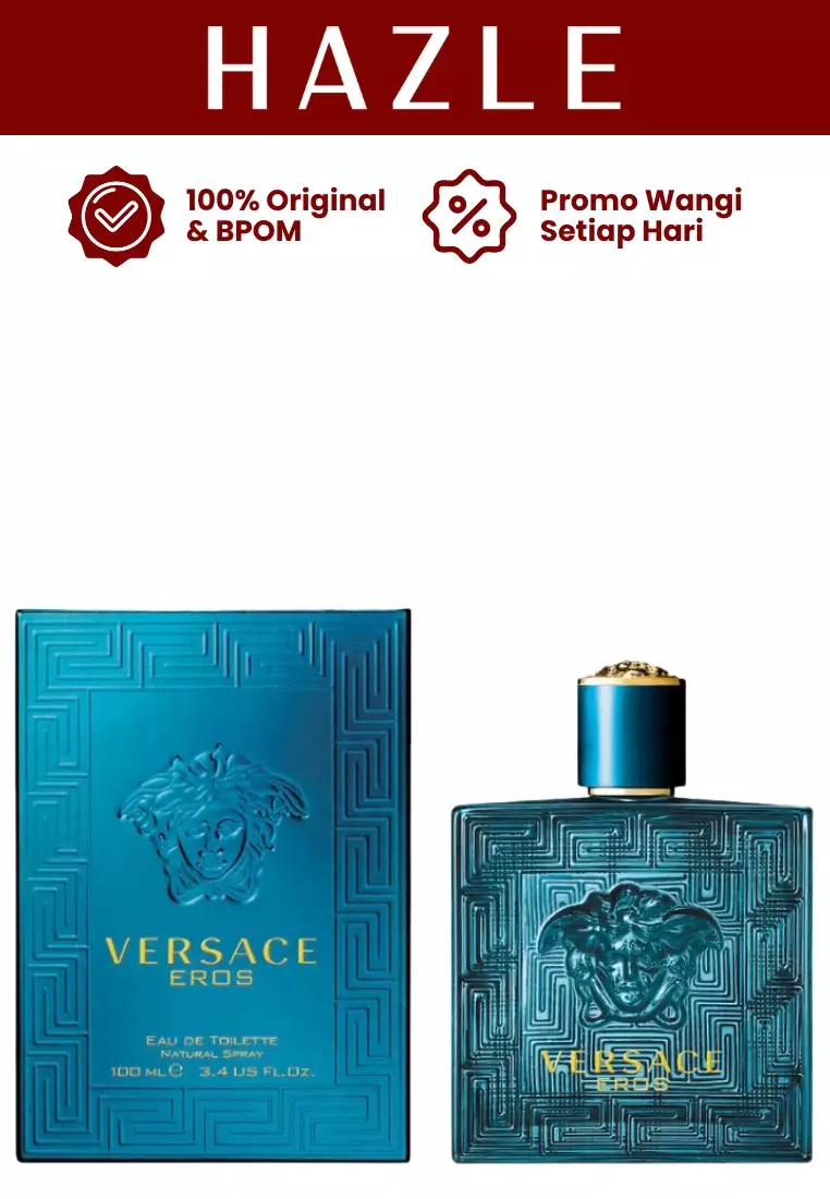 Jual VERSACE Versace Eros Man EDT 100 ml Original 2025 ZALORA