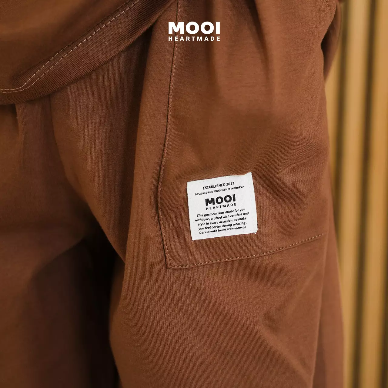 Mooi Celana Jogger Anak Akeno Jogger Pants Kids - Light Beige