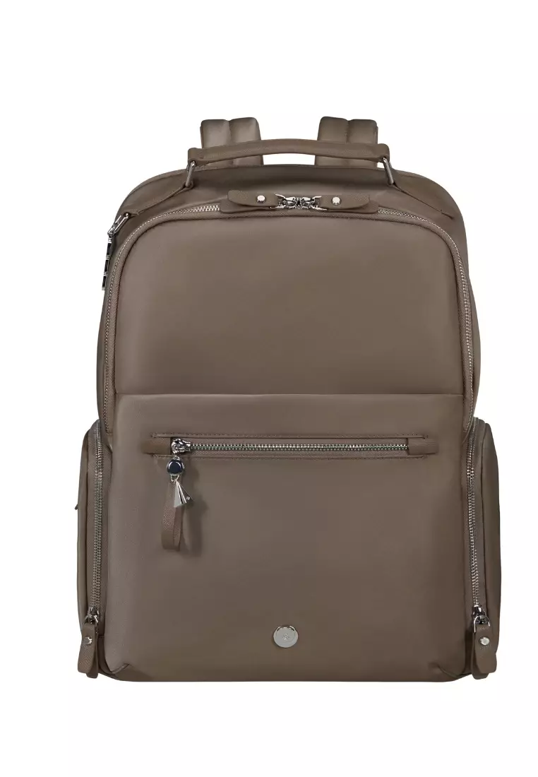 KARISSA EVO ROUND BACKPACK 15.6" - NUT BROWN