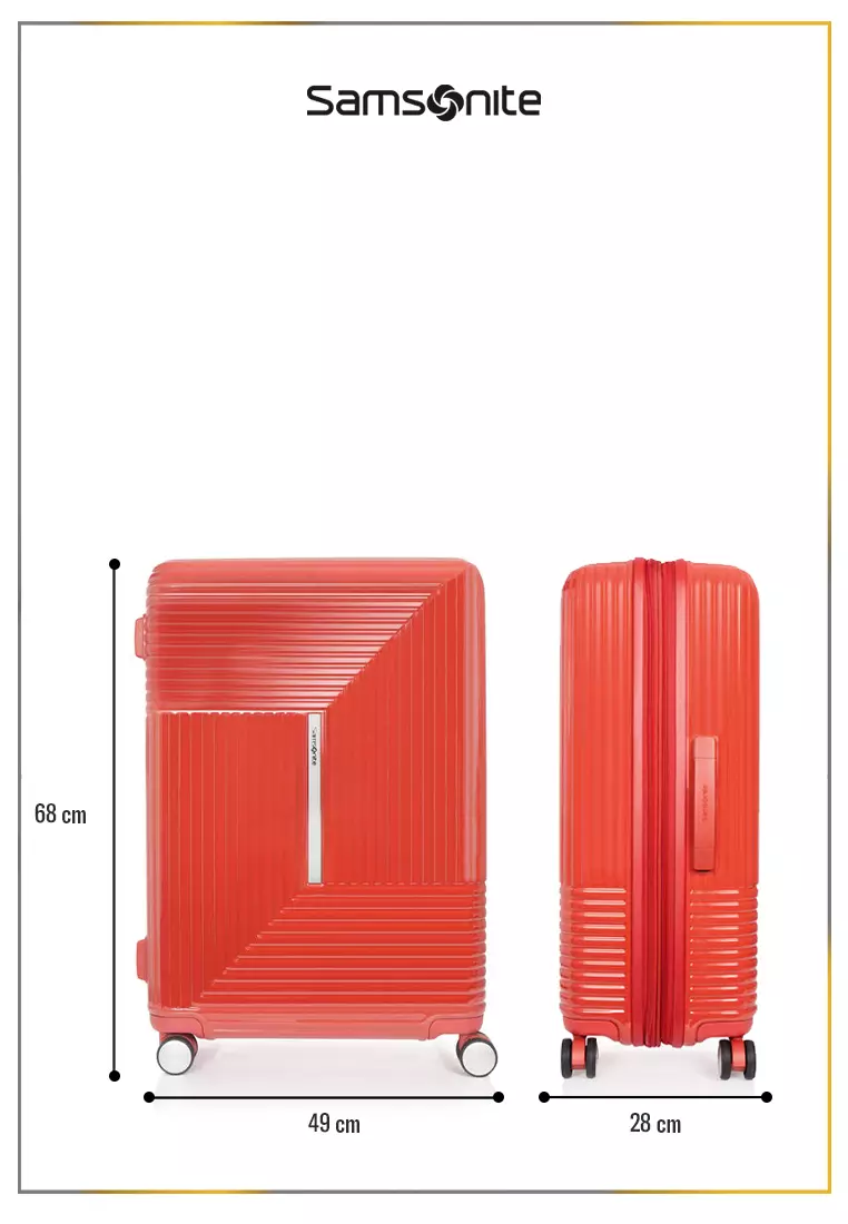 Samsonite Koper Hardcase Apinex Medium 25 inch - Glossy Orange Red